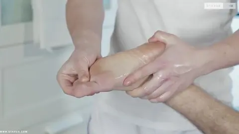 Erotic gay massage between twinks
