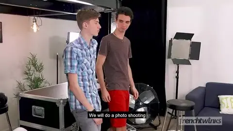 The photographer fucks his two models