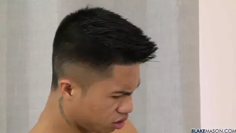 Alexis Tivoli bangs a young Asian in a jockstrap