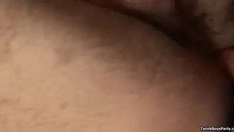 After pounding him, he shoots all over his face