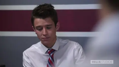 Horny student fucks hard