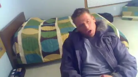 Swedish twink jerking off on cam