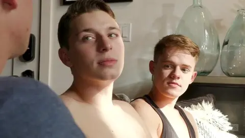 First gangbang for college roommates