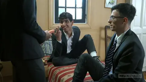 Threesome nel dormitorio