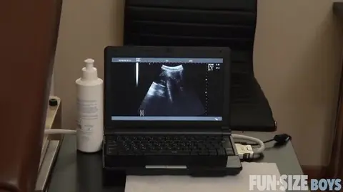 Ultrasound during anal sex