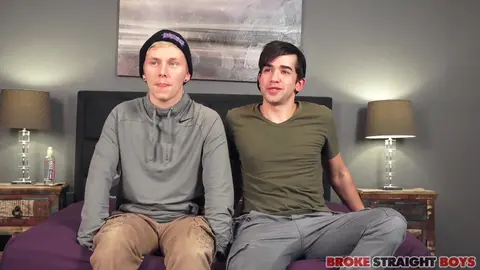 Jos Alvarez deflowers bi boy Jordan Hart (bareback)