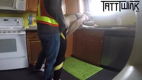 Pounded in the Kitchen by a Perverted Daddy