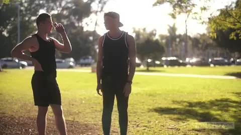 Gimnastas - Corbin Colby y Preston Hale