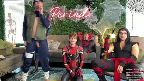 Superhero sex party