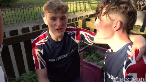 Twinks Lock Eyes and Destroy a Stranger's Bed with Cum