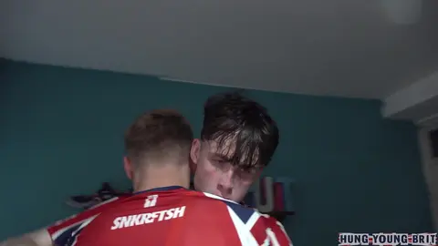 Twinks Lock Eyes and Destroy a Stranger's Bed with Cum