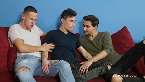 Some boys are really greedy: Martin Hovor, Lior Hod & Nathan Reyes