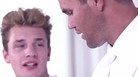 Young Guy Massaged and Fucked by Daddy – Jake Hill & Beau Reed