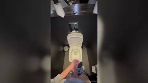 Общественный туалет — дрочка