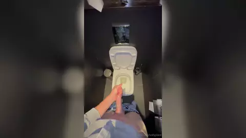 Baño público — paja