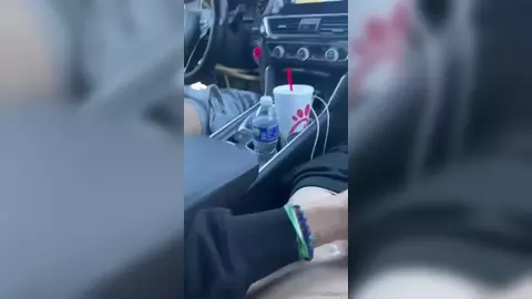 Paja insieme in auto